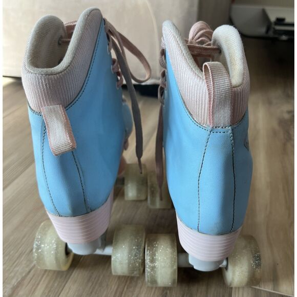 Circle Society Adjustable Kids Girls Roller Skates Classic Cotton Candy Yth 3-7 - Picture 4 of 6